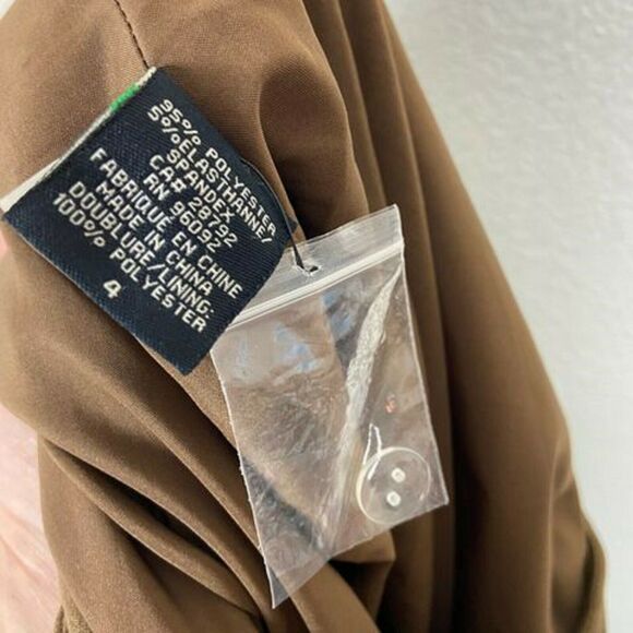 Renuar Patchwork Panel A-Line Skirt Womens Brown Cool Faux Suede Casual Size 4 - Picture 6 of 16